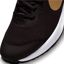 Nike Revolution 6 Jr DD1096 002 juoksukengät musta kultainen 4