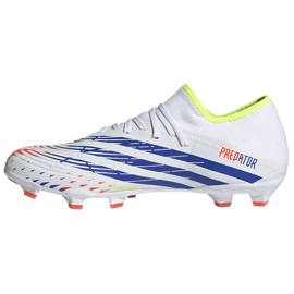 Adidas Predator Edge.3 L Fg M GW0995 jalkapallokengät valkoinen valkoinen 1