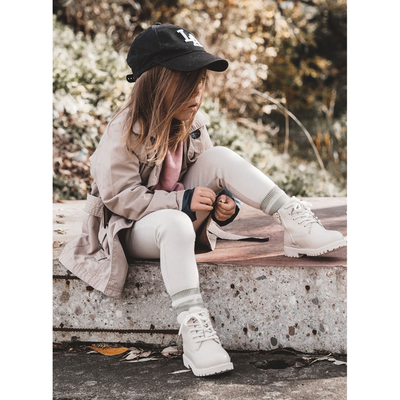 Lasten Warm Trappers Saappaat Vaaleanbeige Dexter 1