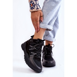 Naisten vaelluskengät Memory Foam Big Star KK274218 musta 1