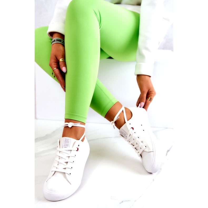 Matalat nahkalenkkarit Big Star JJ274007 Valkoinen 3