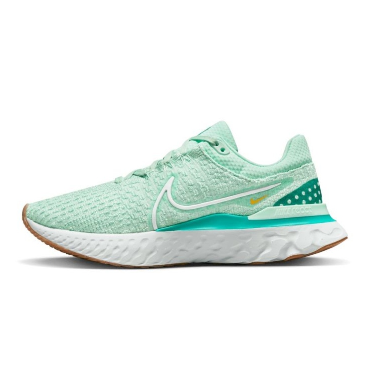 Nike React Infinity Run Flyknit 3 DD3024-301 -kengät vihreä 1