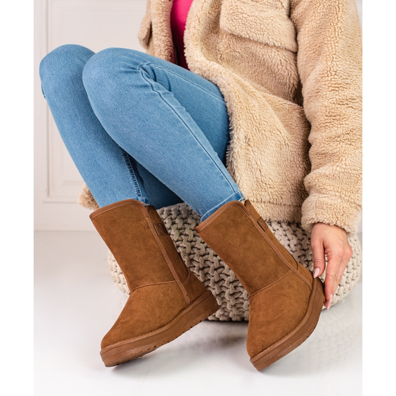 Naisten ruskeat lumisaappaat Big Star KK274616 1