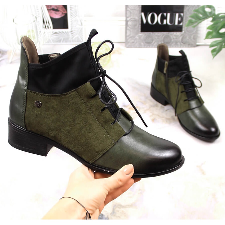 Vihreä Jezzi-eristetyt naisten saappaat 1