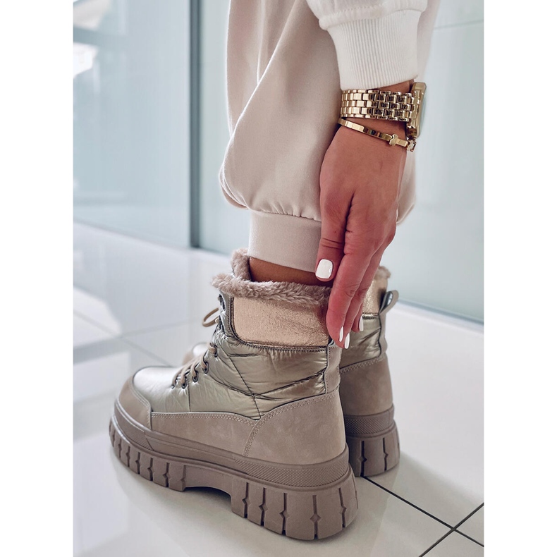 BM Naisten Renn Khaki -lumisaappaat 2