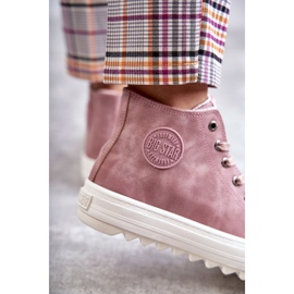 Naisten lenkkarit Big Star High Warm Pink EE274113 vaaleanpunainen 1