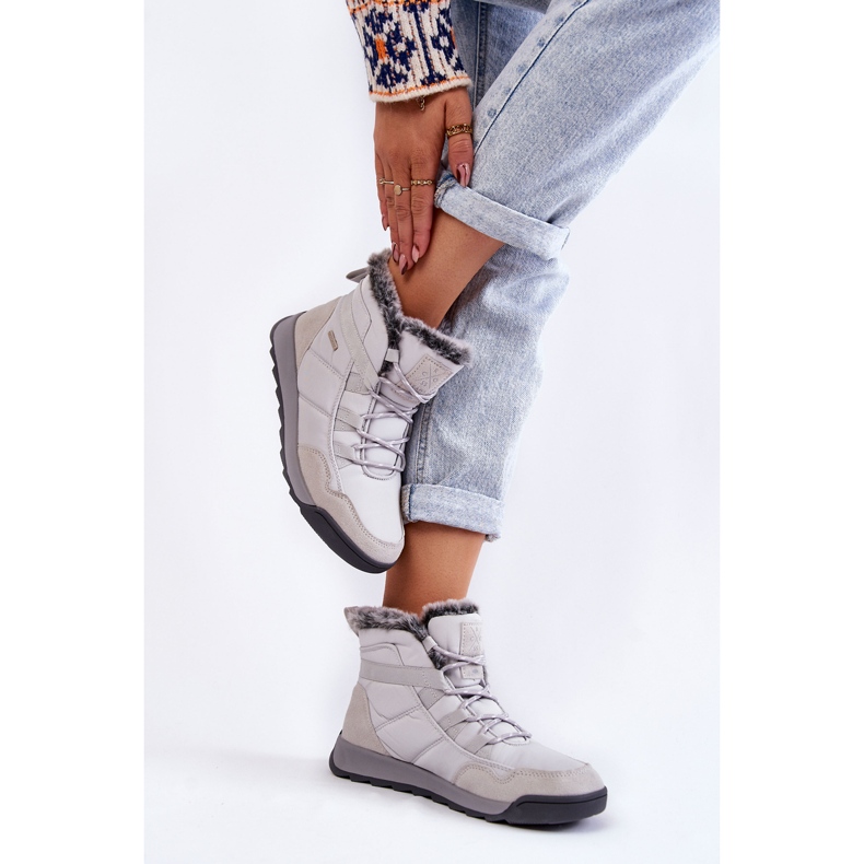 Naisten eristetyt lumisaappaat Cross Jeans KK2R4015C Harmaa 2