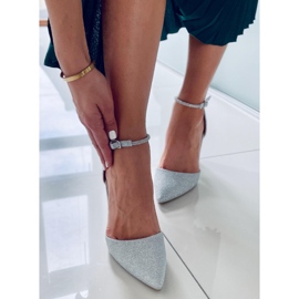 PA1 Muodollisia pumppuja Orchid Silver -postauksessa hopea harmaa 1