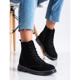 SHELOVET Lämmin mokkanahka musta 1