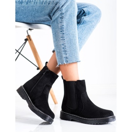 SHELOVET Mokkanahka turkis musta 1