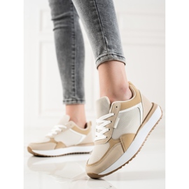 Sweet Shoes Mesh -lenkkarit beige ruskea 2
