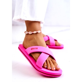 Naisten vaahtomuovitossut Big Star JJ274A520 Pinkki vaaleanpunainen 1