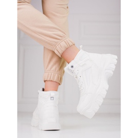 Naisten trapperit Big Star KK274369 alustalla valkoinen 2