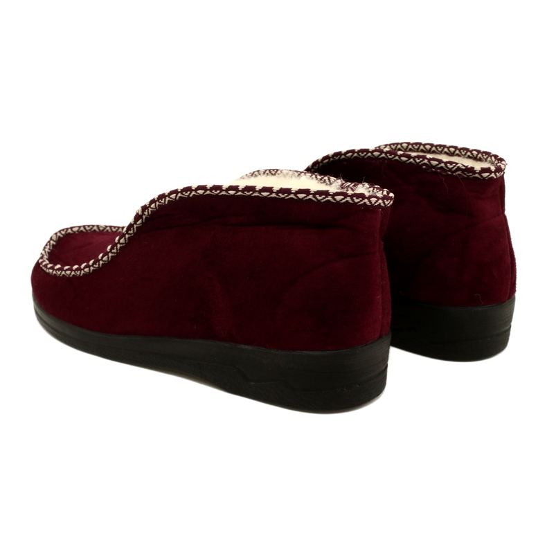 Lämpimät tossut Felt Adanex 17013 Burgundy monivärinen 3