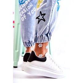 Naisten urheilujalkineet, valkoinen ja musta 3