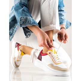 BUONAROTTI Muodikkaat urheilukengät tennarit valkoinen monivärinen 1