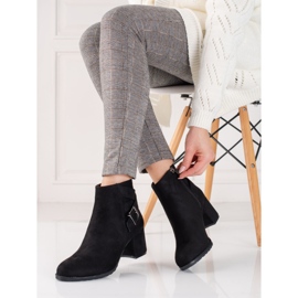 T.Sokolski Mokkanahkaiset nilkkurit Sokolskin pylväässä musta 1