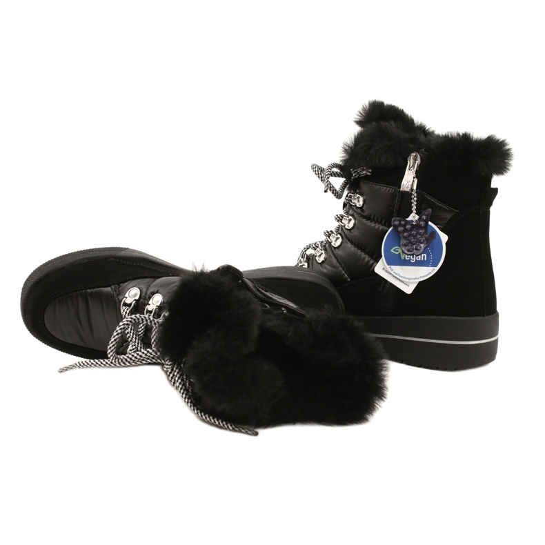 Caprice Naisten Black Snow Boots Vedenpitävä 9-26240-29 019 musta 4