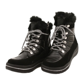 Caprice Naisten Black Snow Boots Vedenpitävä 9-26240-29 019 musta 2