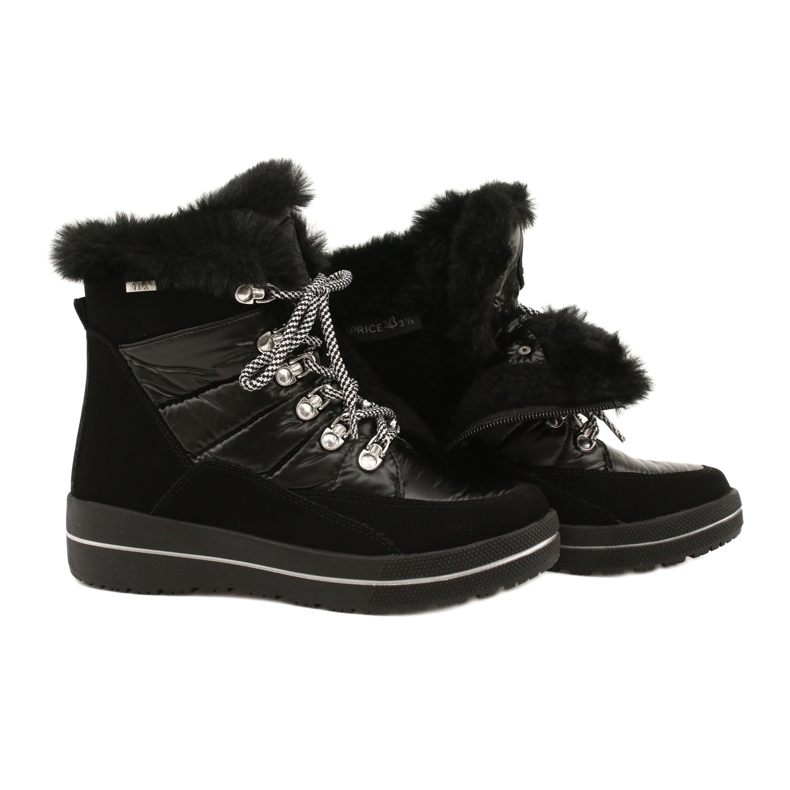 Caprice Naisten Black Snow Boots Vedenpitävä 9-26240-29 019 musta 5