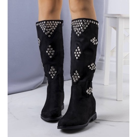 BM Mustat, eristetyt kiila saappaat Rivaltalta 1