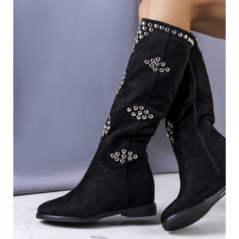 BM Mustat, eristetyt kiila saappaat Rivaltalta 2