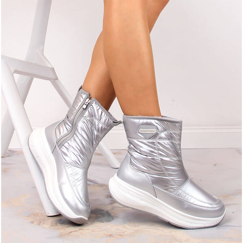 Hopeiset, eristetyt, hopeiset Filippo urheilulliset naisten urheilulumisaappaat hopea 1