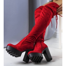 BM Westley punaiset mokkanahkasaappaat punainen 1