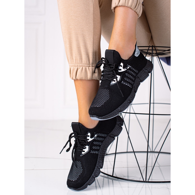 SHELOVET Kevyet urheilukengät musta 1