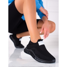 SHELOVET Liukastettavat urheilukengät musta 1