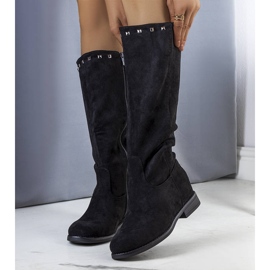 BM Mustat Licurla kiila saappaat 1