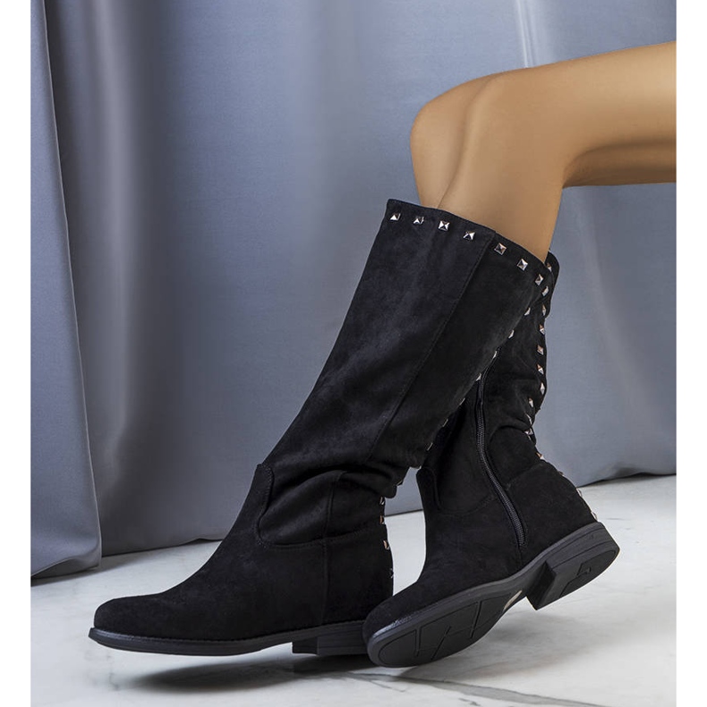 BM Mustat Licurla kiila saappaat 2