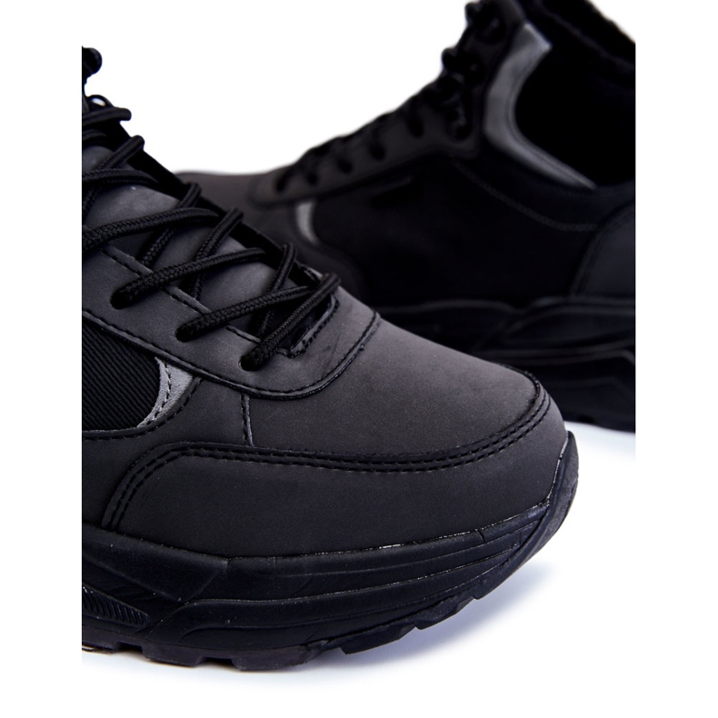 Miesten lämpimät vaelluskengät Cross Jeans KK1R4031C musta 1