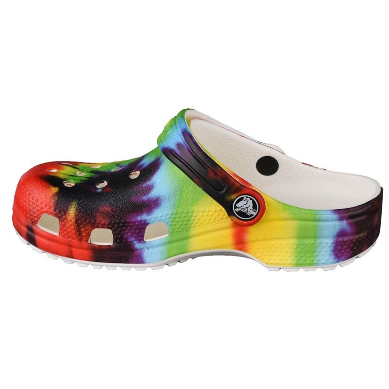 Crocs Classic Tie-Dye Graphic K Clog Jr 205451-90H monivärinen keltainen 1