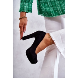 WS1 Klassiset mokkanahkapumput kantapäällä musta Soro 2