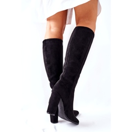 PS1 Naisten saappaat kantapäässä Lämmin musta Finner 3