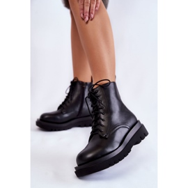 PS1 Naisten mustat Leroyn lämpimät saappaat vetoketjulla 2