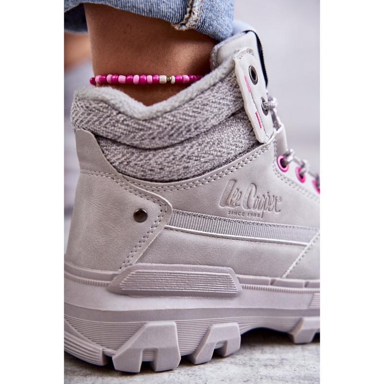 Naisten lämpimät saappaat Lee Cooper LCJ-22-01-1373 harmaa 2