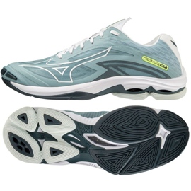 Mizuno Wave Lightning Z7 M V1GA220038 lentopallokengät harmaa harmaan sävyt 1 Mizuno Wave Lightning Z7 M V1GA220038 lentopallokengät harmaa harmaan sävyt 1