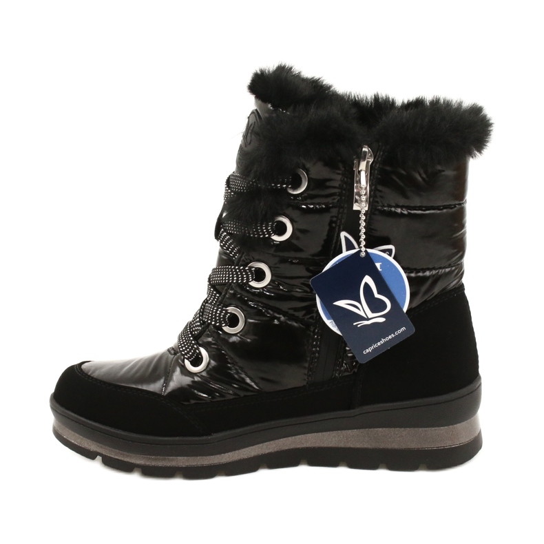 Naisten mustat lumikengät Caprice Membraanilla 9-26226-29 019 2