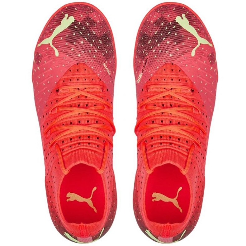 Puma Future 3.4 It Jr 107013 03 jalkapallokengät punainen appelsiinit ja punaiset 1