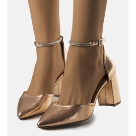 BM Leighton samppanjapumput kuutiozirkonialla kultainen 1