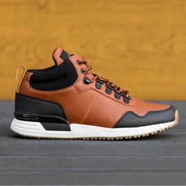 Nahkaiset korkeat saappaat Jogger Pro Bustagrip M MRM6B ruskea 1