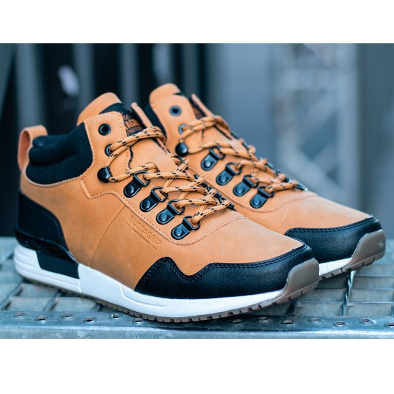 Nahkaiset korkeat saappaat Jogger Pro Bustagrip M MRM6C ruskea 2