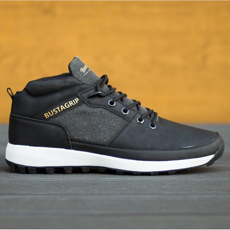 Nahkaiset lenkkarit Trax Bustagrip M MRM7A musta 1