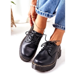 Nahkaiset Oxford -kengät Big Star II274107 musta 1