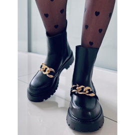 BM Naisten korkeat Chelsea-saappaat Moby Black musta 2