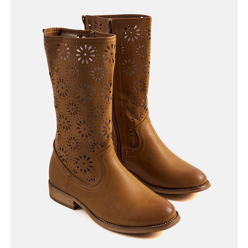 PA1 Bitsis ruskeat lasten saappaat 1