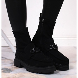 Laura La.Fi PMR26 eristetyt mokkasaappaat musta 2