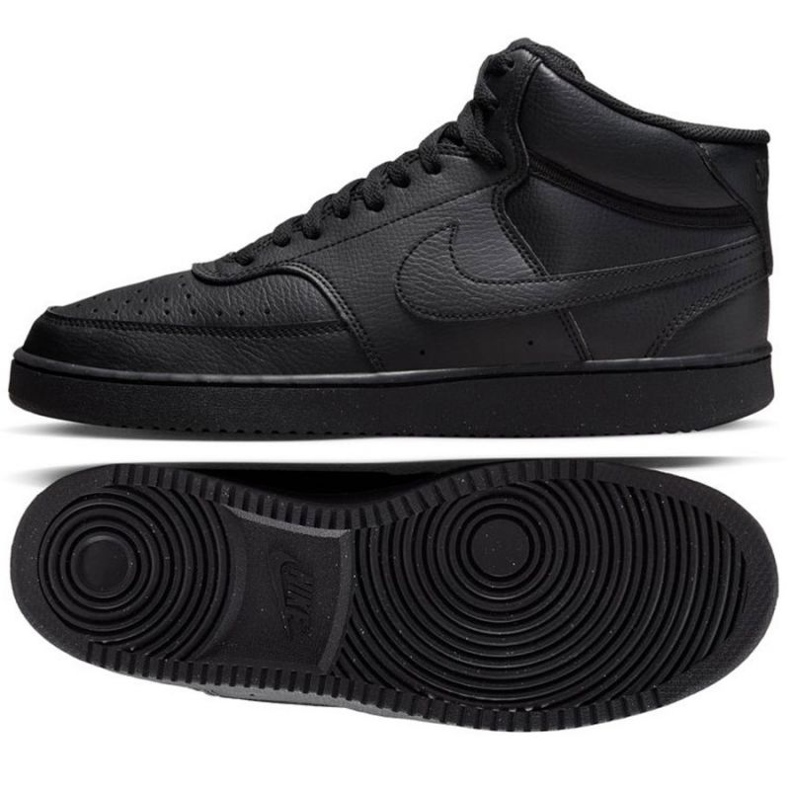 Nike Court Vision Mid Next Nature DN3577 003 -kengät musta 1